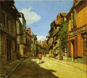 Claude Monet Rue de la Bavolle, Honfleur china oil painting image
